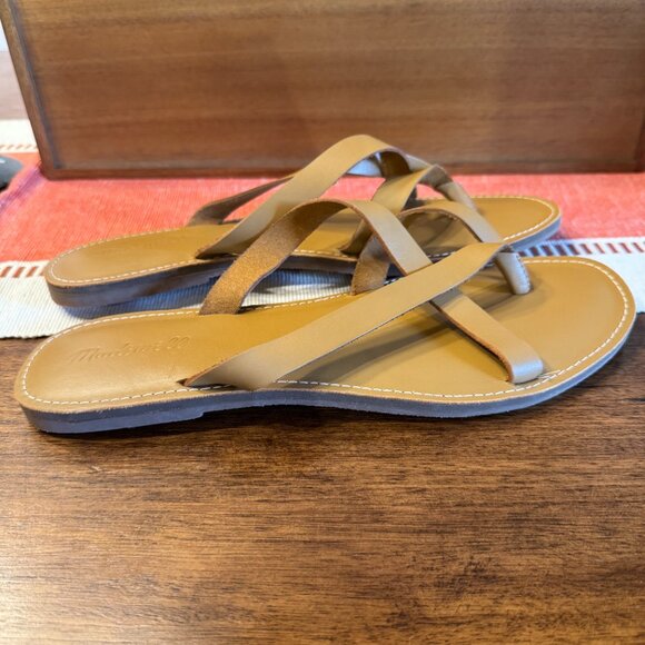 Madewell The Boardwalk Thong Sandal in Leather - 11M - Picture 3 of 3